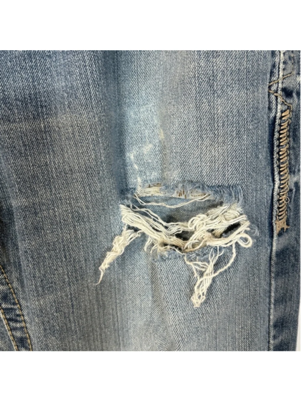 Ariat M5 Jeans Blue Men's Size 34 Straight Leg Country Western Cowboy STAINS